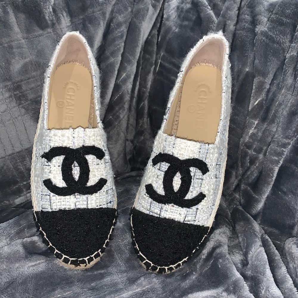 Chanel Tweed Espadrilles